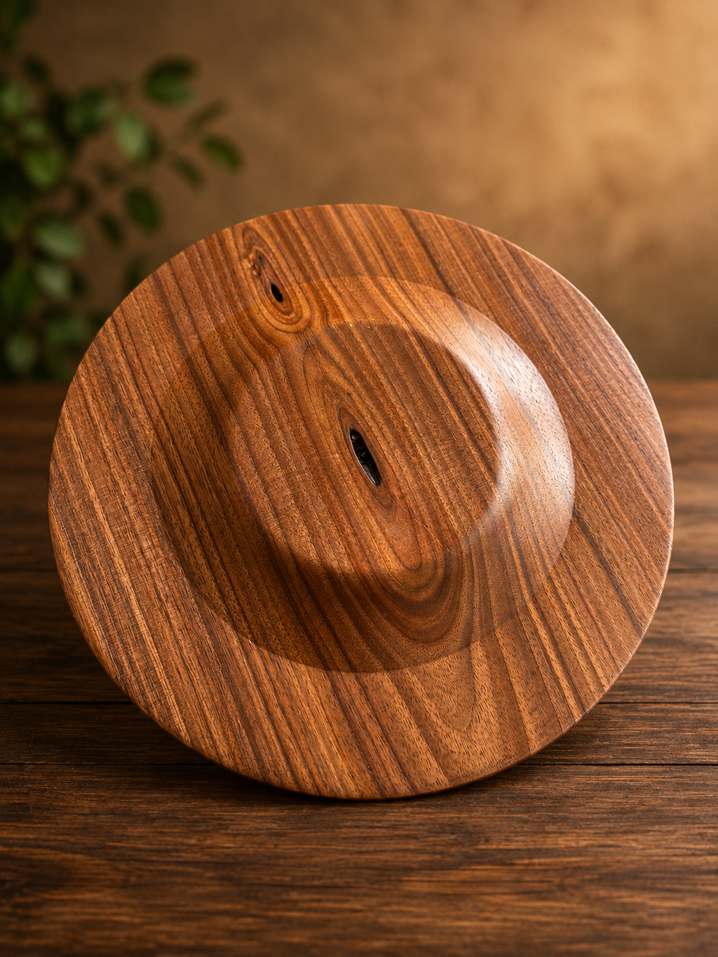 Twisting Walnut Plate