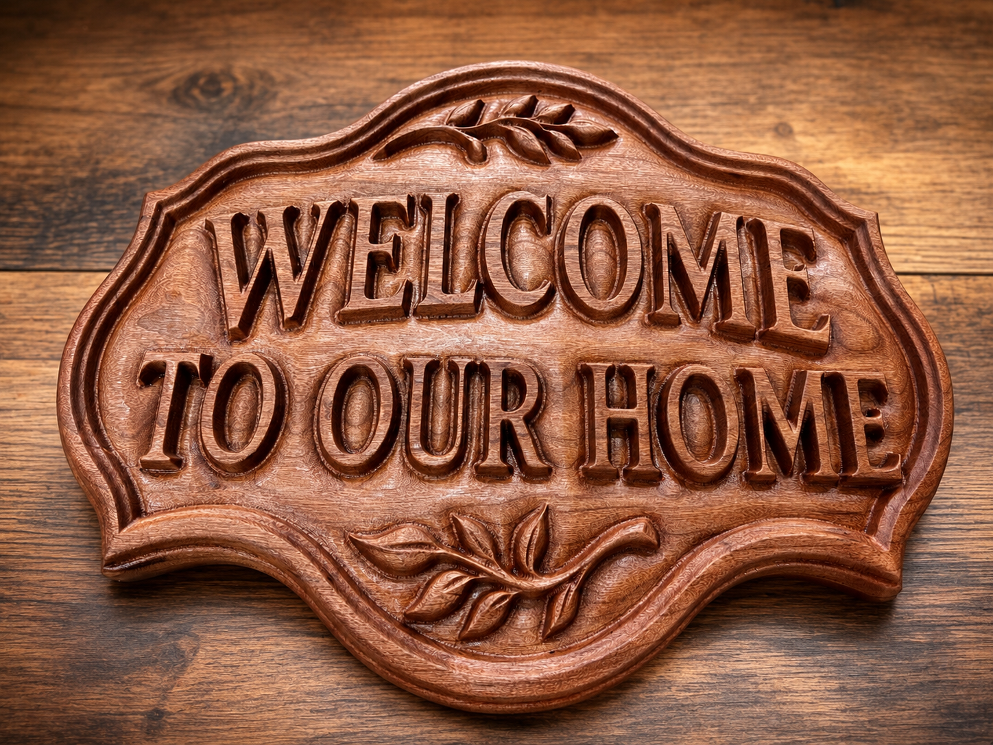 Cherry welcome sign