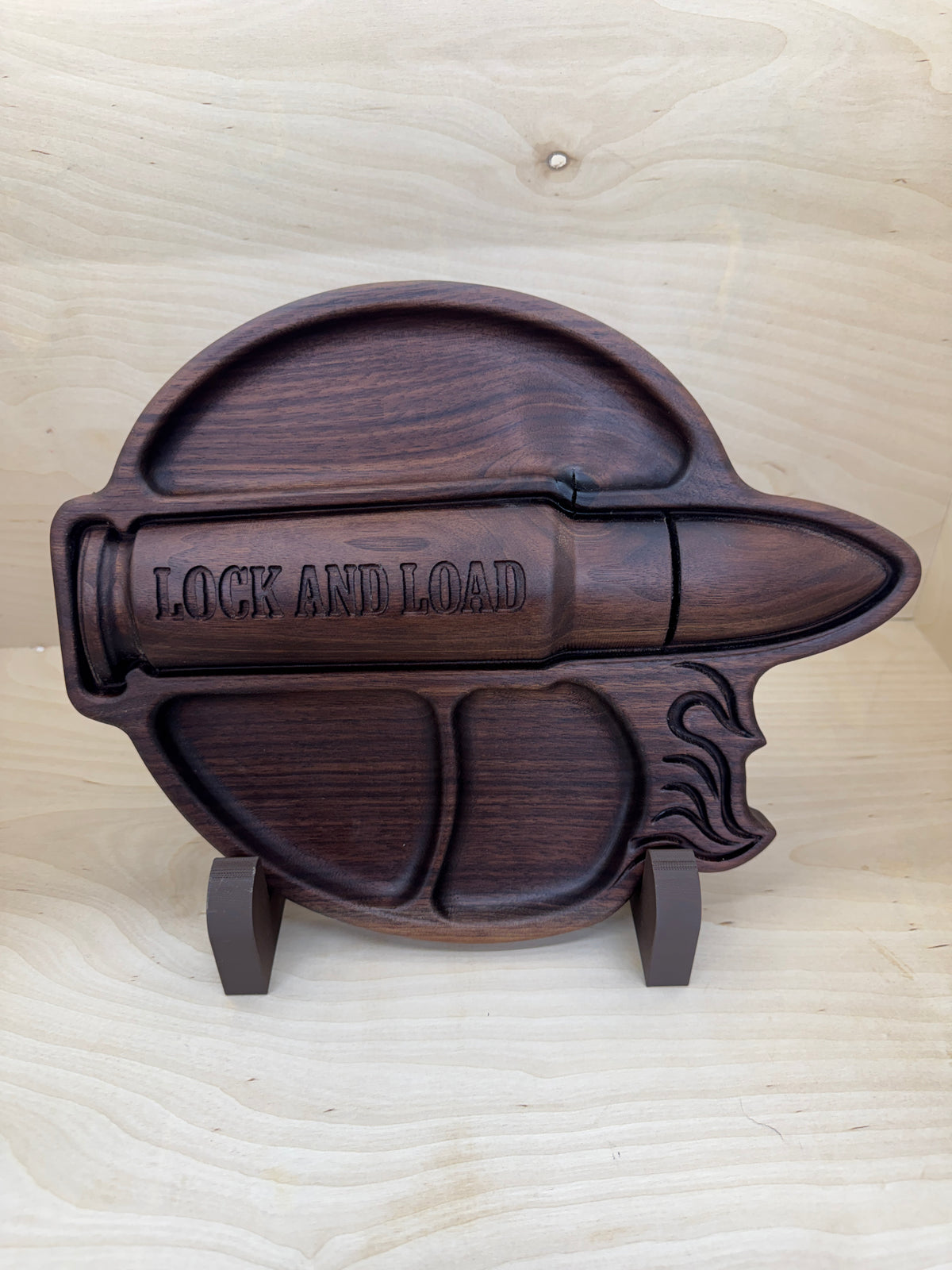 Walnut Ammo tray