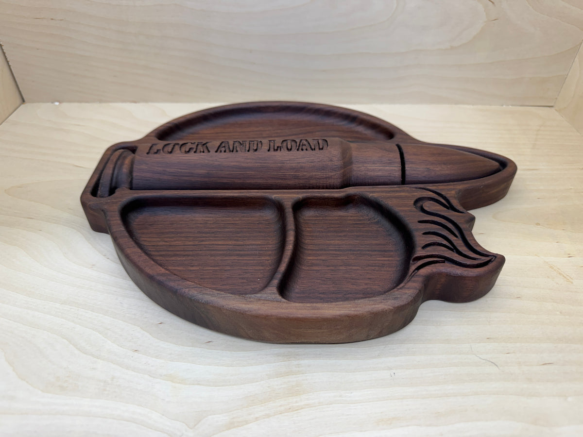 Walnut Ammo tray
