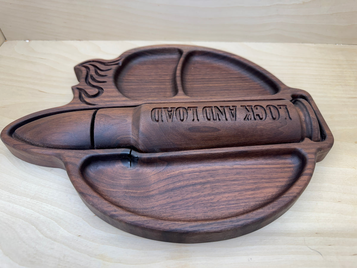 Walnut Ammo tray