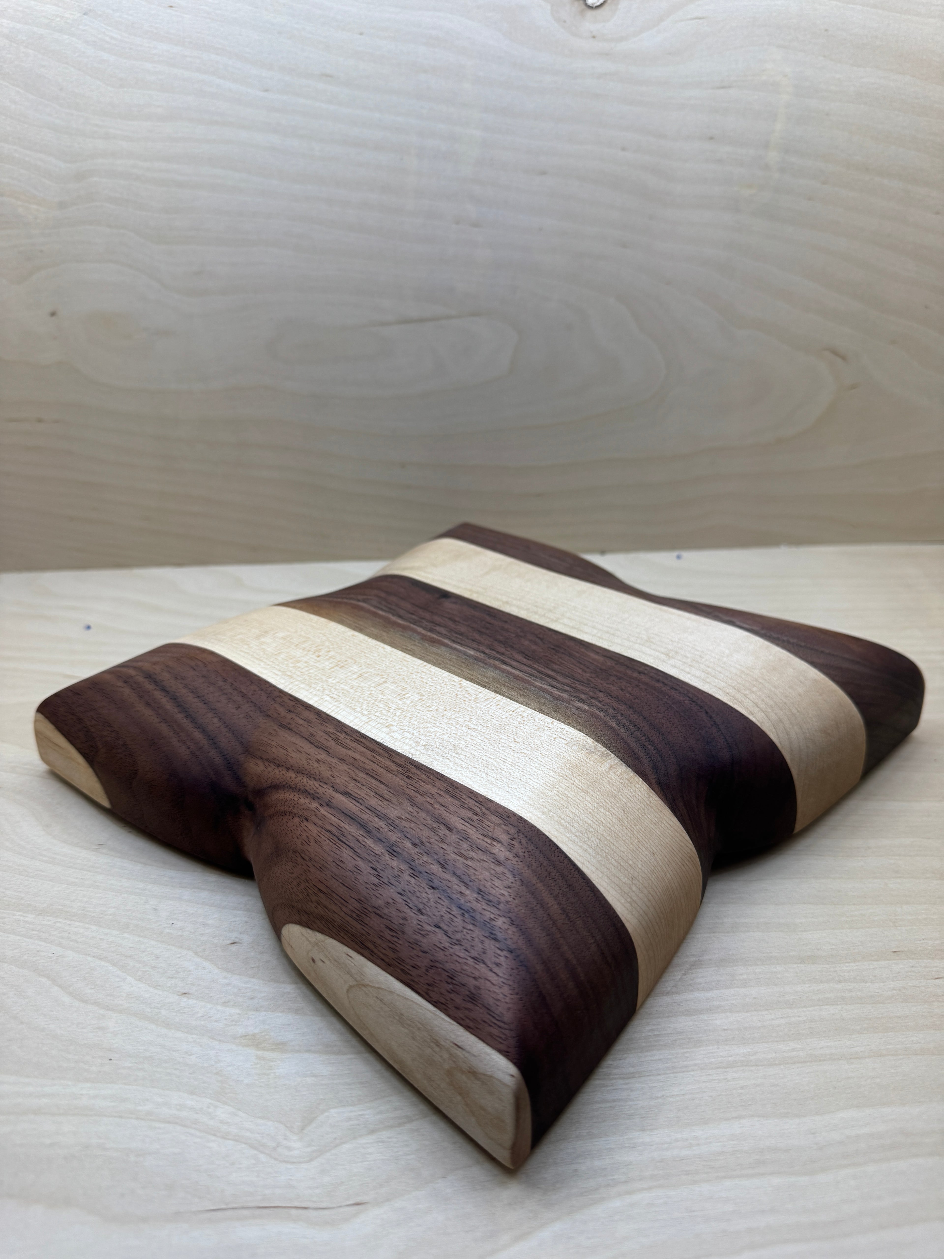 Walnut and Maple leaf tray