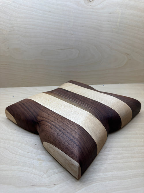 Walnut and Maple leaf tray