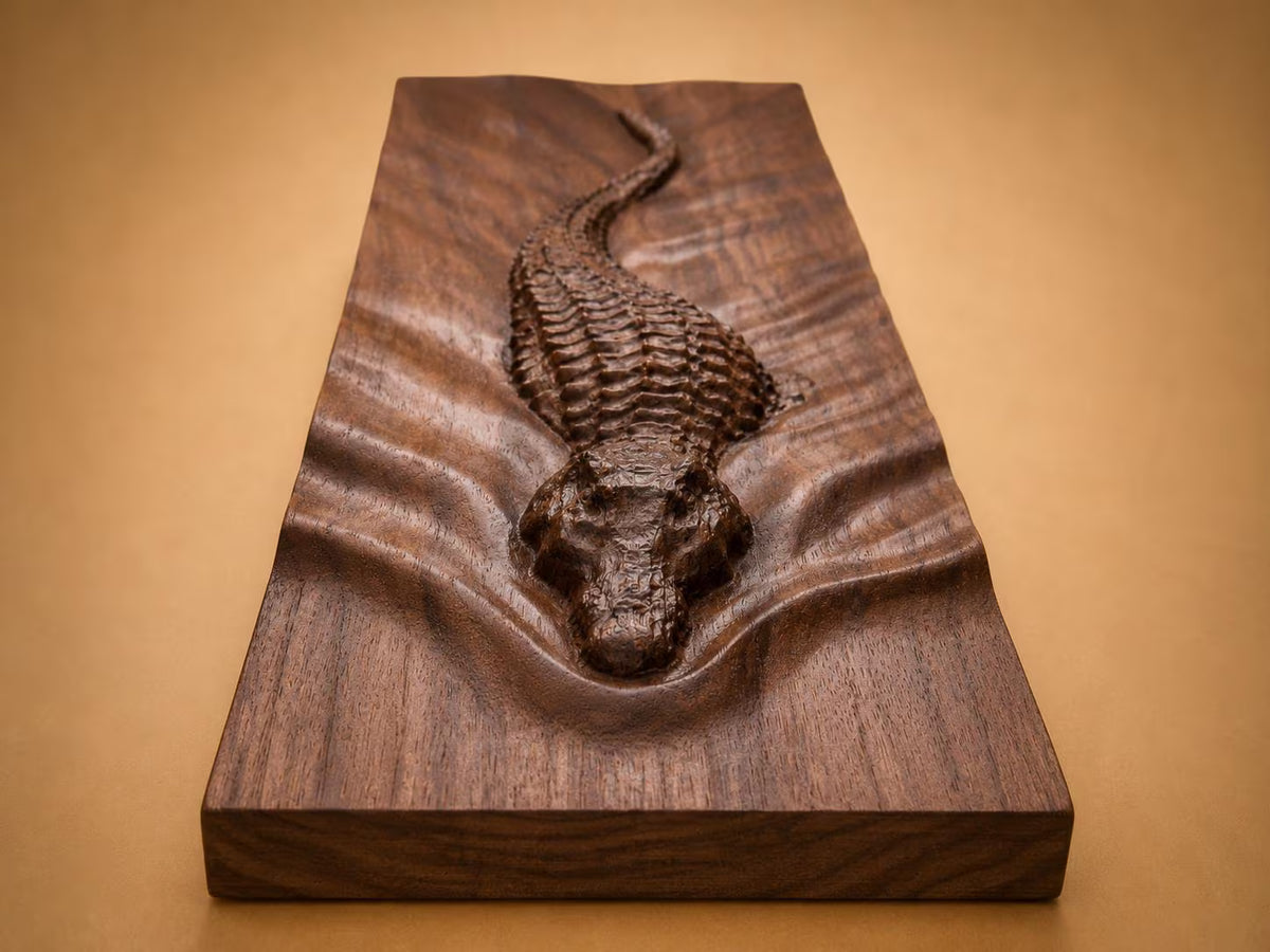 Walnut crocodile
